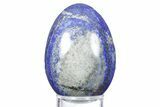 Polished Lapis Lazuli Egg - Pakistan #352521-1
